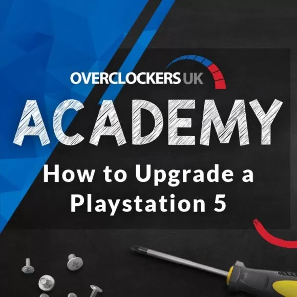 Overclockers UK Academy – How to Upgrade your PS5 Storage blog image